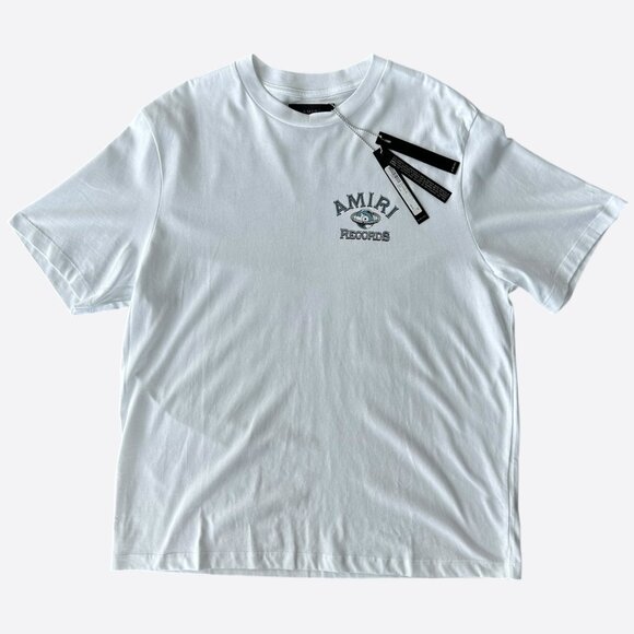 Amiri White Records Logo T-Shirt - Picture 1 of 4